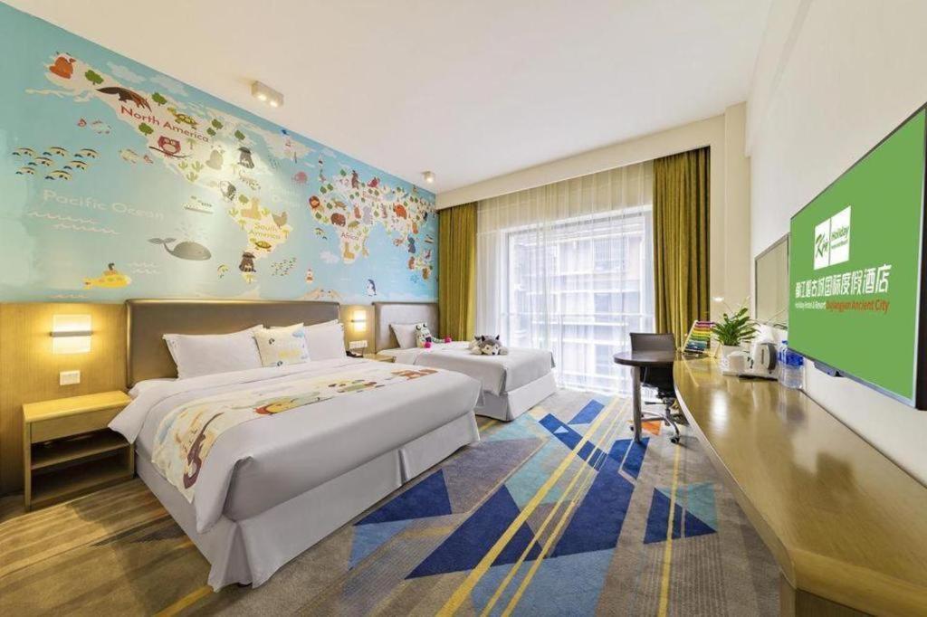 Holiday Inn Express Dujiangyan Ancient City Exterior foto